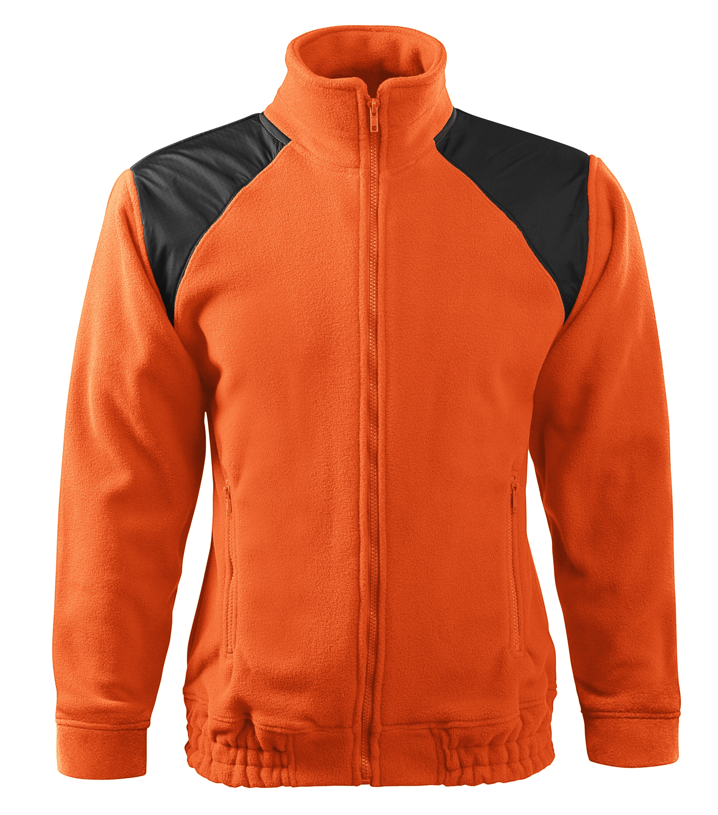 Damen und Herren Fleecejacke - JACKET HI-Q506 - Taschen mit Krampenreißverschluss und Saum mit elastischem Band