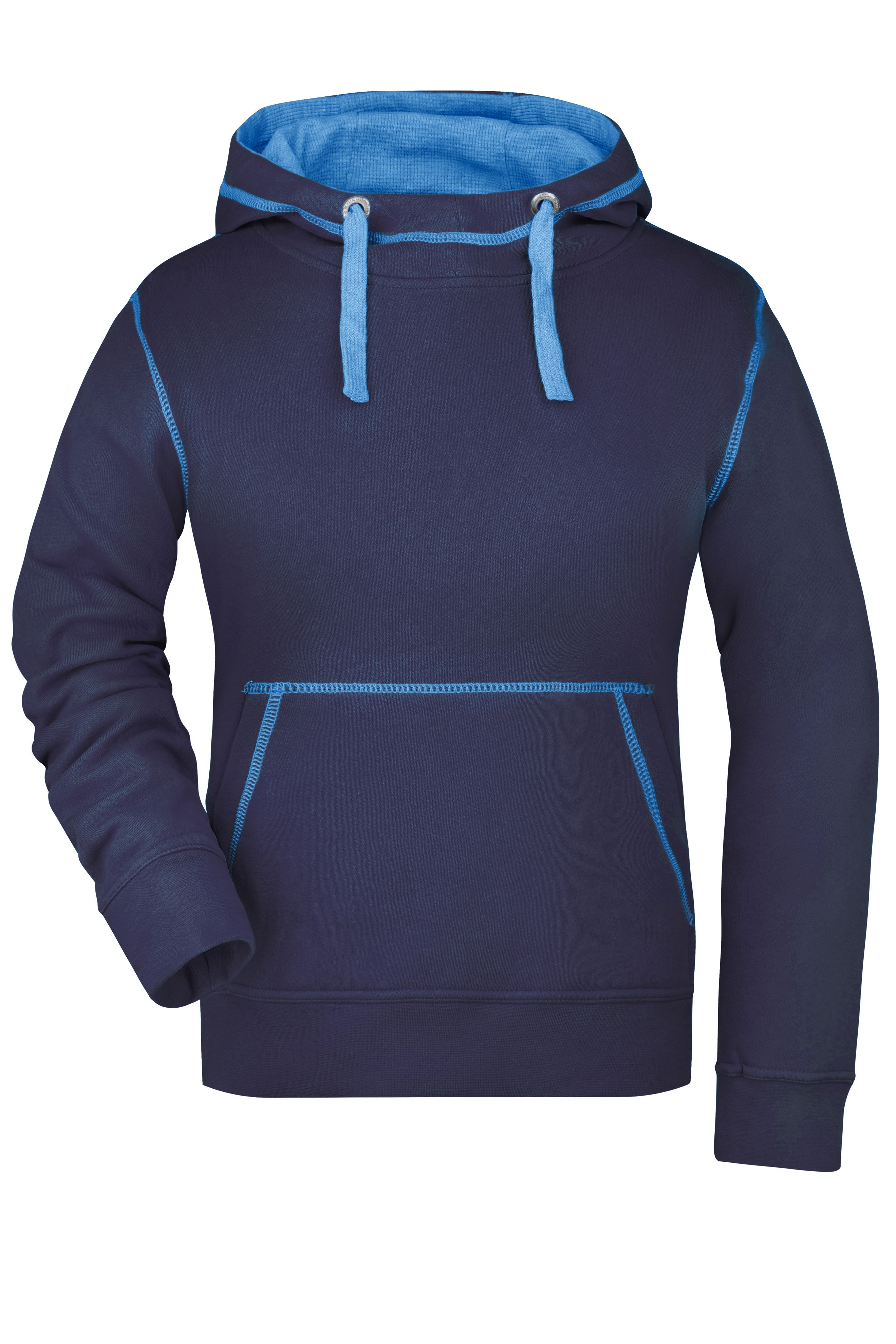 Ladies' Lifestyle Hoody JN960 Kapuzensweat mit modischen Kontrastnähten