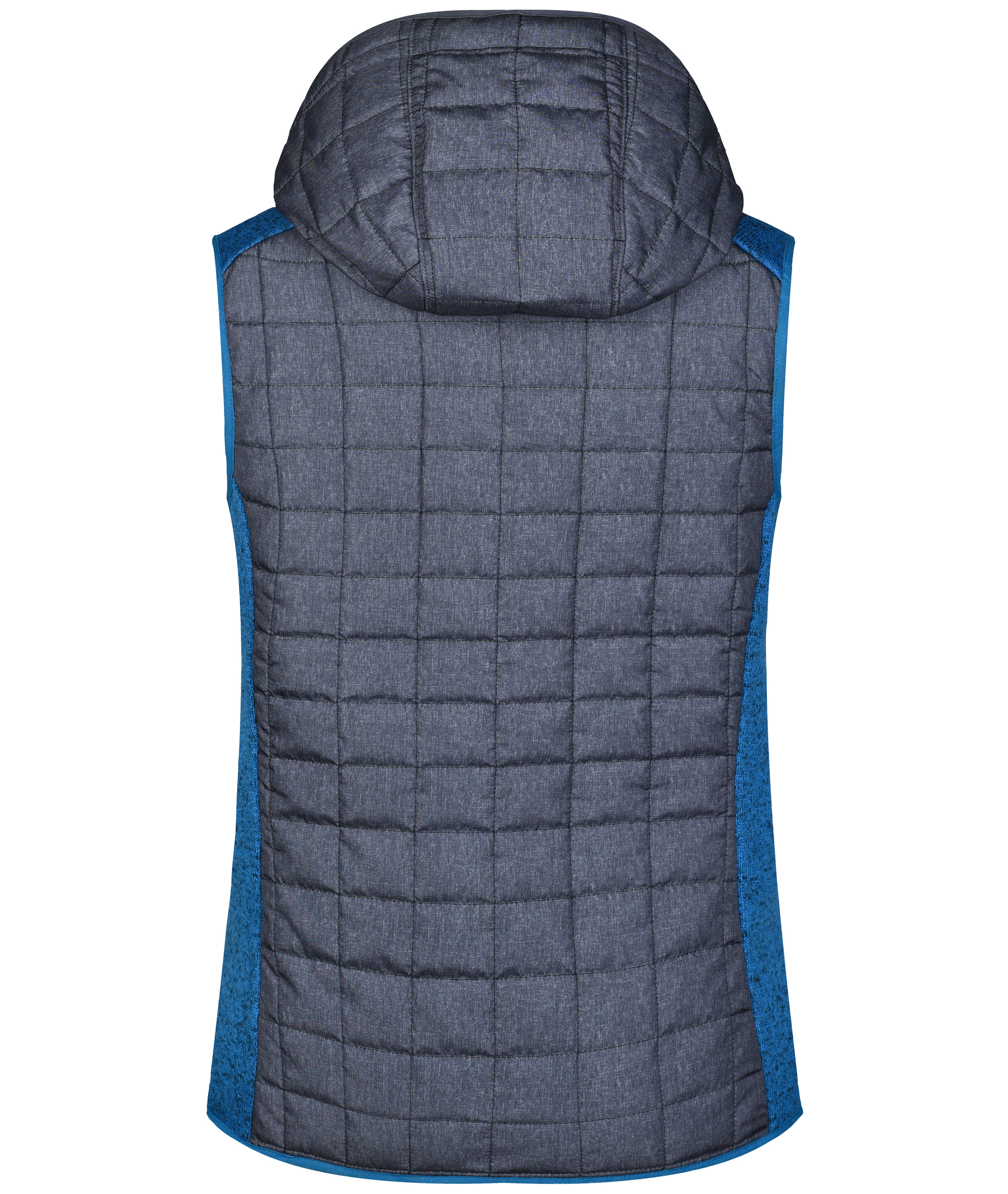 Ladies' Knitted Hybrid Vest JN767 Weste im stylischen Materialmix